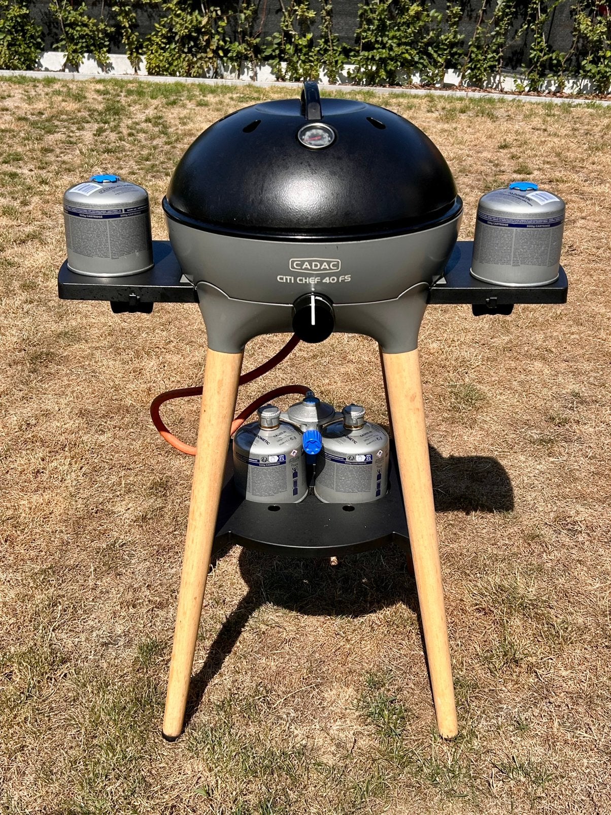 Cadac Cito Chef 40 FS gasbarbecue + extra gasbidons & hoes, Tuin en Terras, Ophalen, Gebruikt