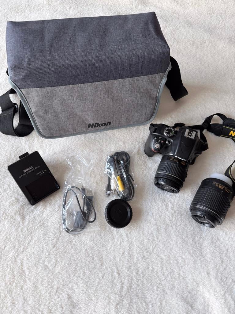 Nikon D3300 + accesoires + originele verpakking, TV, Hi-fi & Vidéo, Appareils photo numériques, Enlèvement, Comme neuf, Reflex miroir
