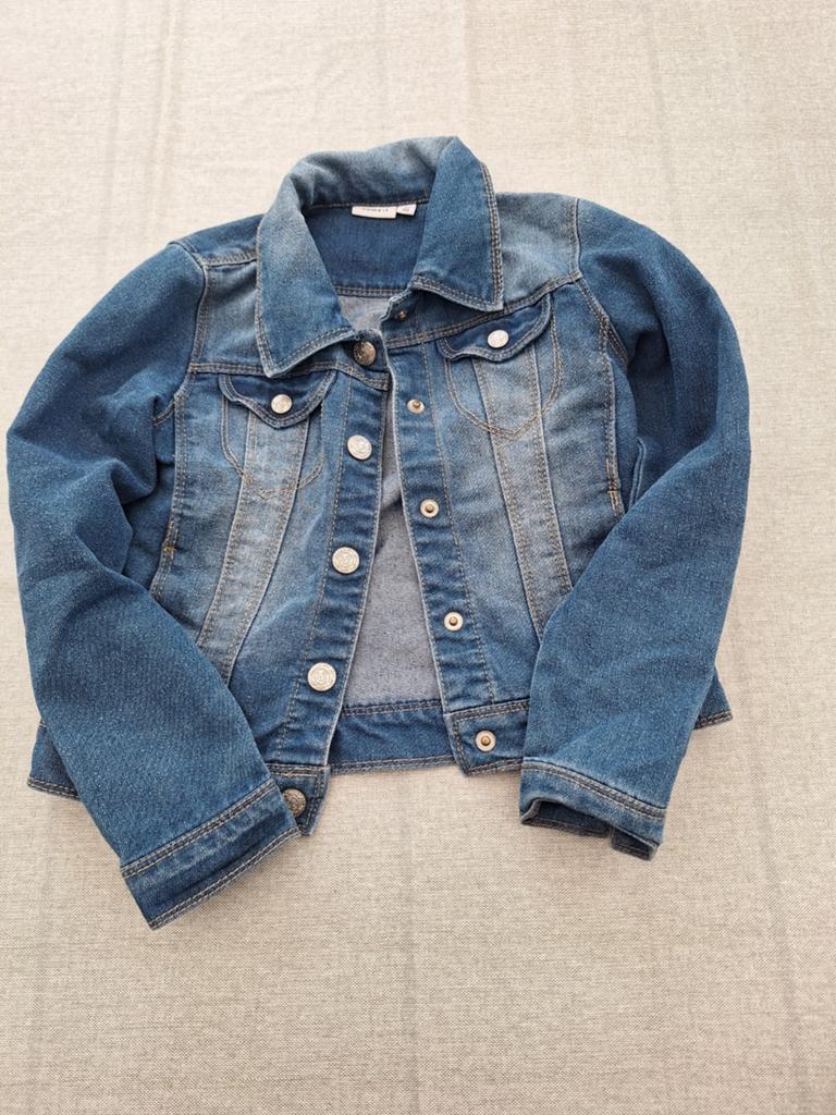 Jeansjas name it maat 122, Kinderen en Baby's, Ophalen
