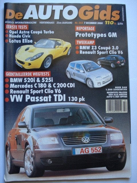AutoGids 552, Envoi, Utilisé, Général
