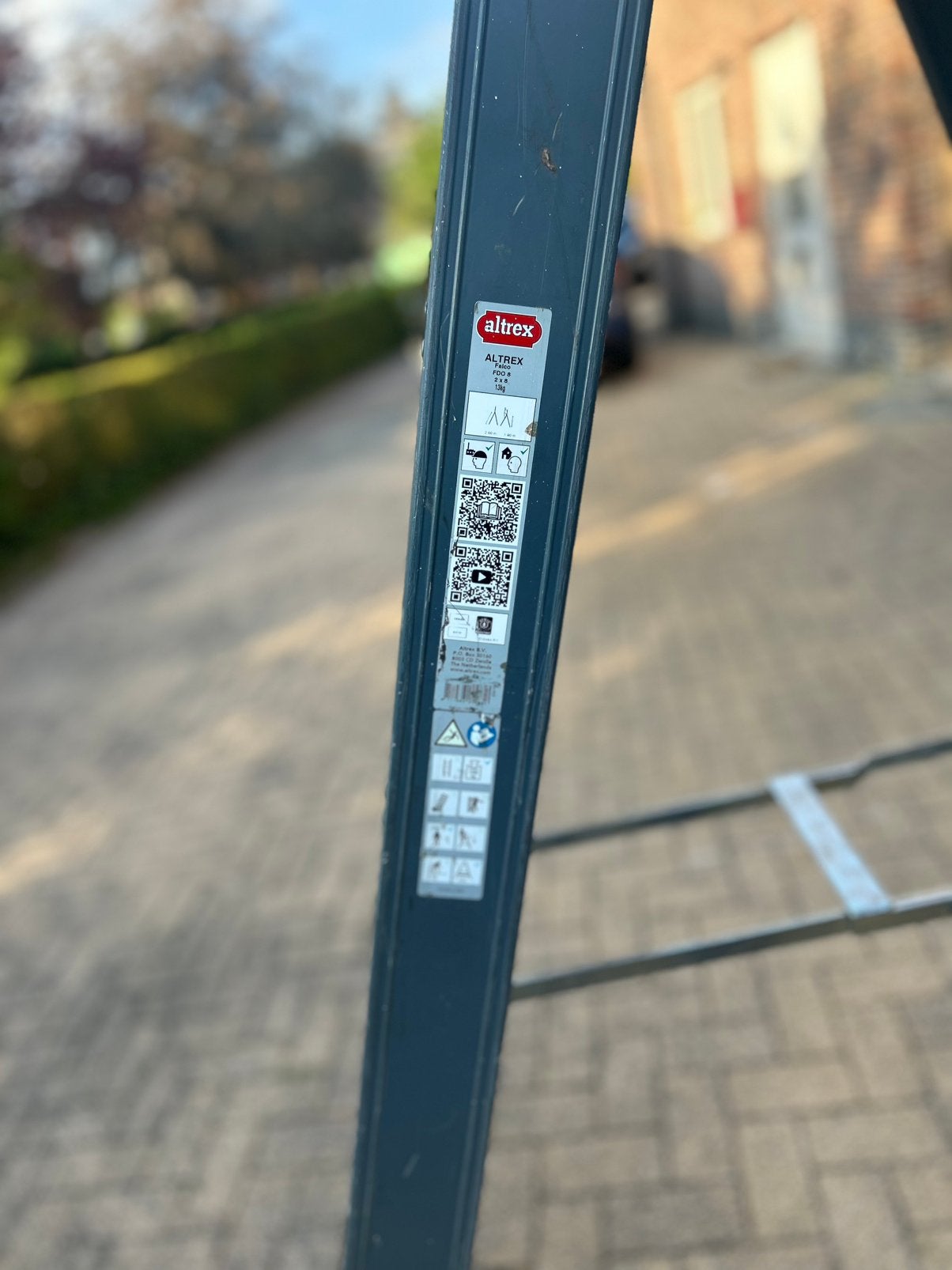 Ladder, Doe-het-zelf en Bouw, Ladders en Trappen, Ophalen, Zo goed als nieuw, Ladder
