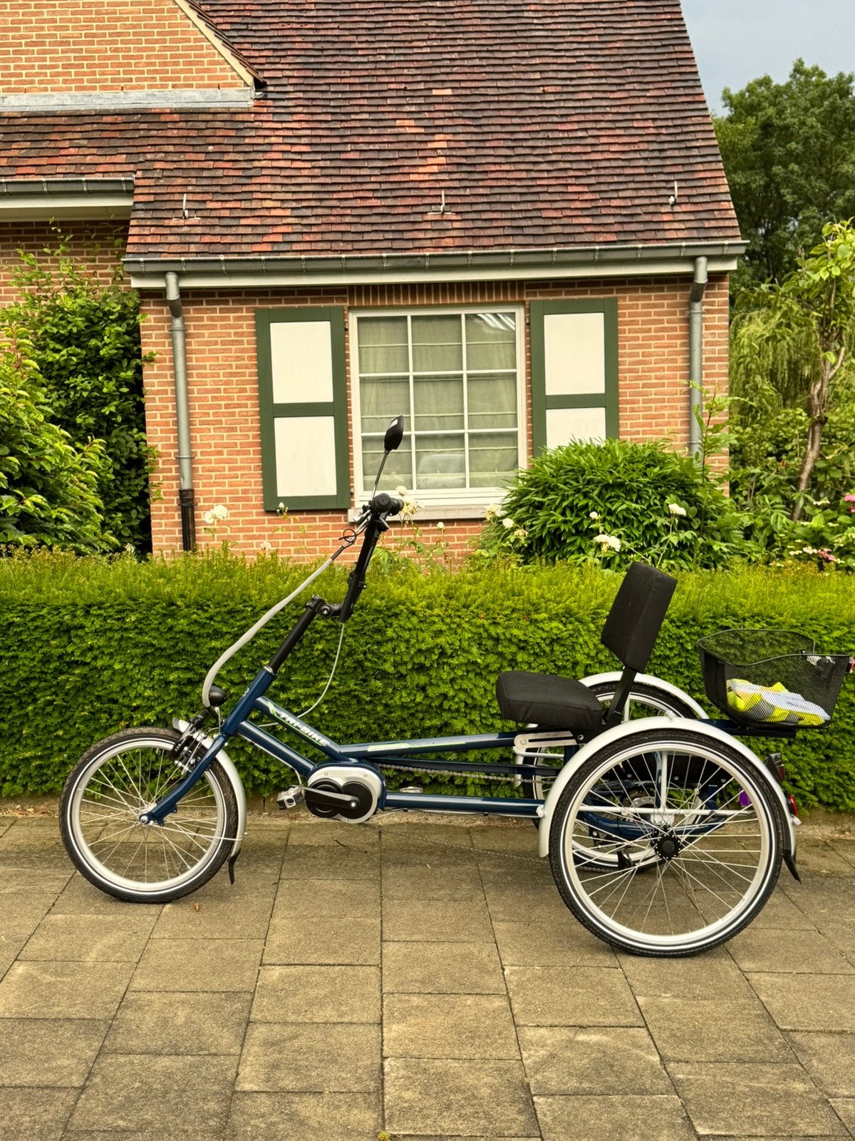 TRI-BIKE Y-Frame Elektrische Driewielfiets 2026 nieuwestaat, Ophalen of Verzenden, Zo goed als nieuw, Terugtraprem