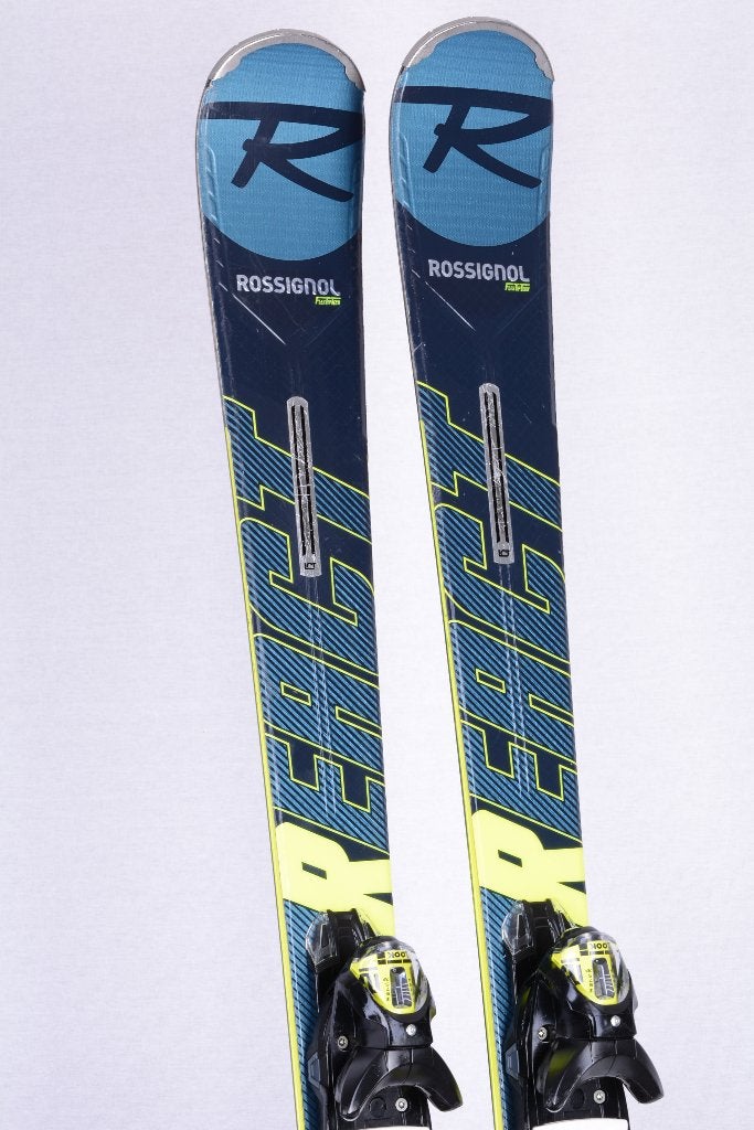 Skis ROSSIGNOL REACT R8 163 cm, bleu/jaune, alliage de carbo, 160 à 180 cm, Carving, Skis, Rossignol