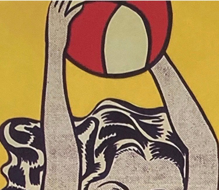 Lithografie van Roy Lichtenstein. Ingelijst verkocht, Ophalen of Verzenden, Lithografie