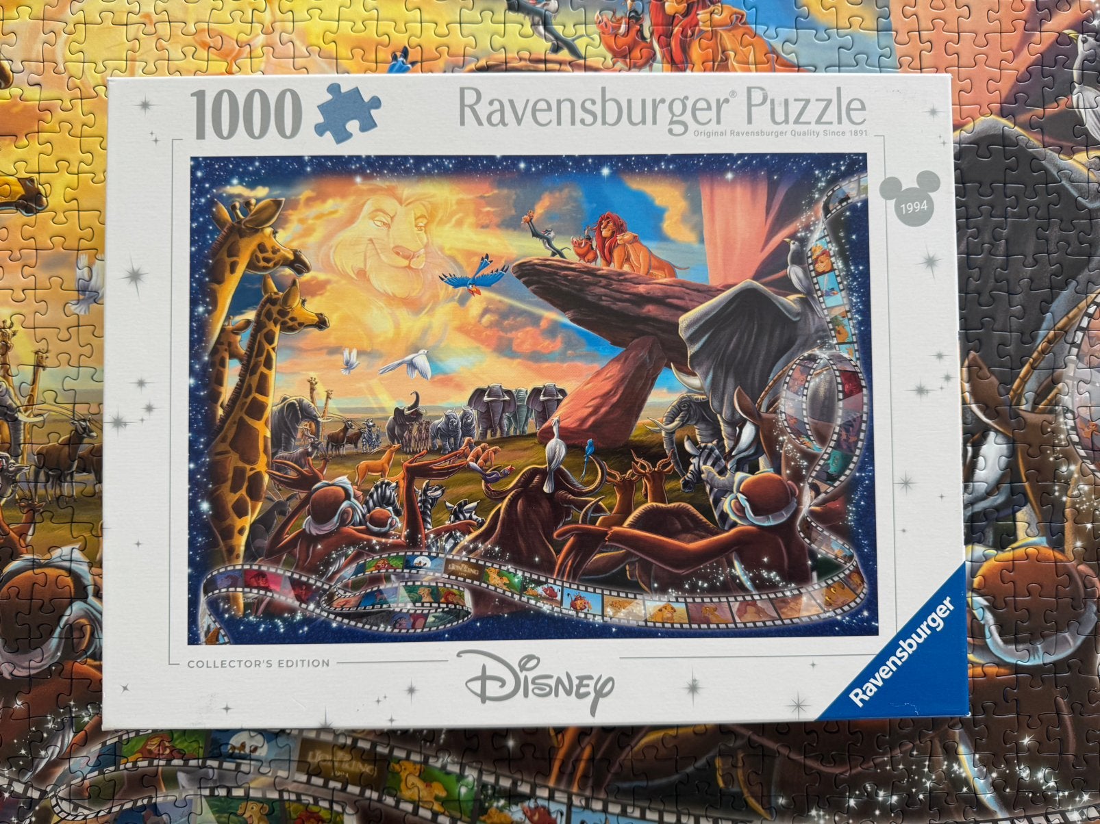 Ravensburger - Disney collector’s edition - 1000 stukjes, Ophalen, 500 t/m 1500 stukjes, Gebruikt, Legpuzzel