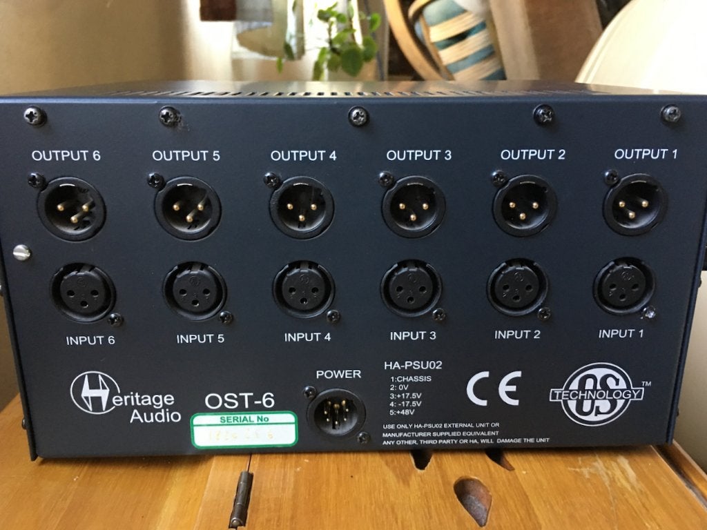 Heritage Audio OST-6 500 series, Enlèvement, Comme neuf, Audio