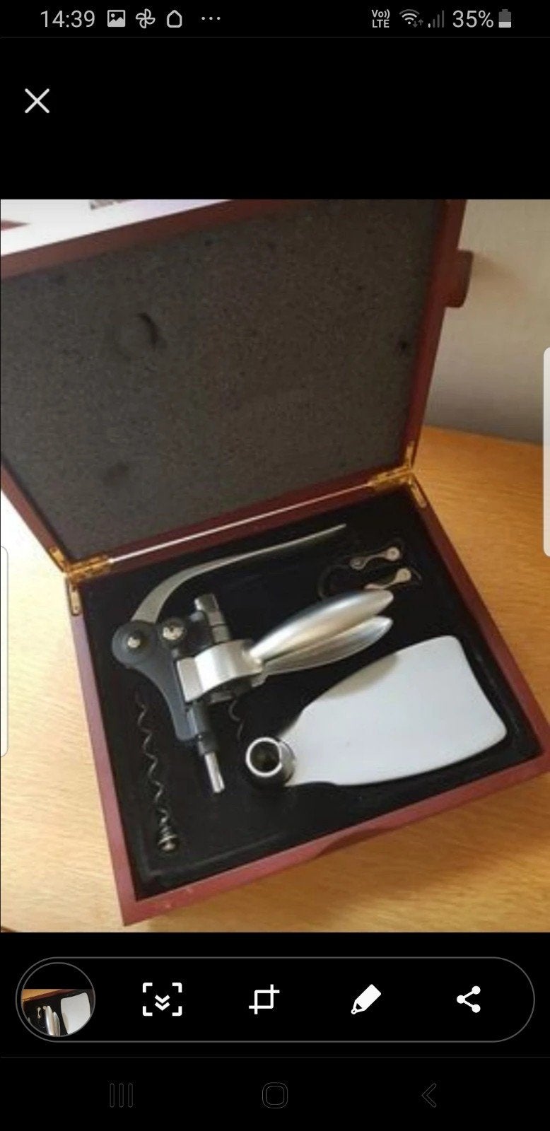 exclusieve wijnfles-opener met hendel, Ophalen of Verzenden, Nieuw