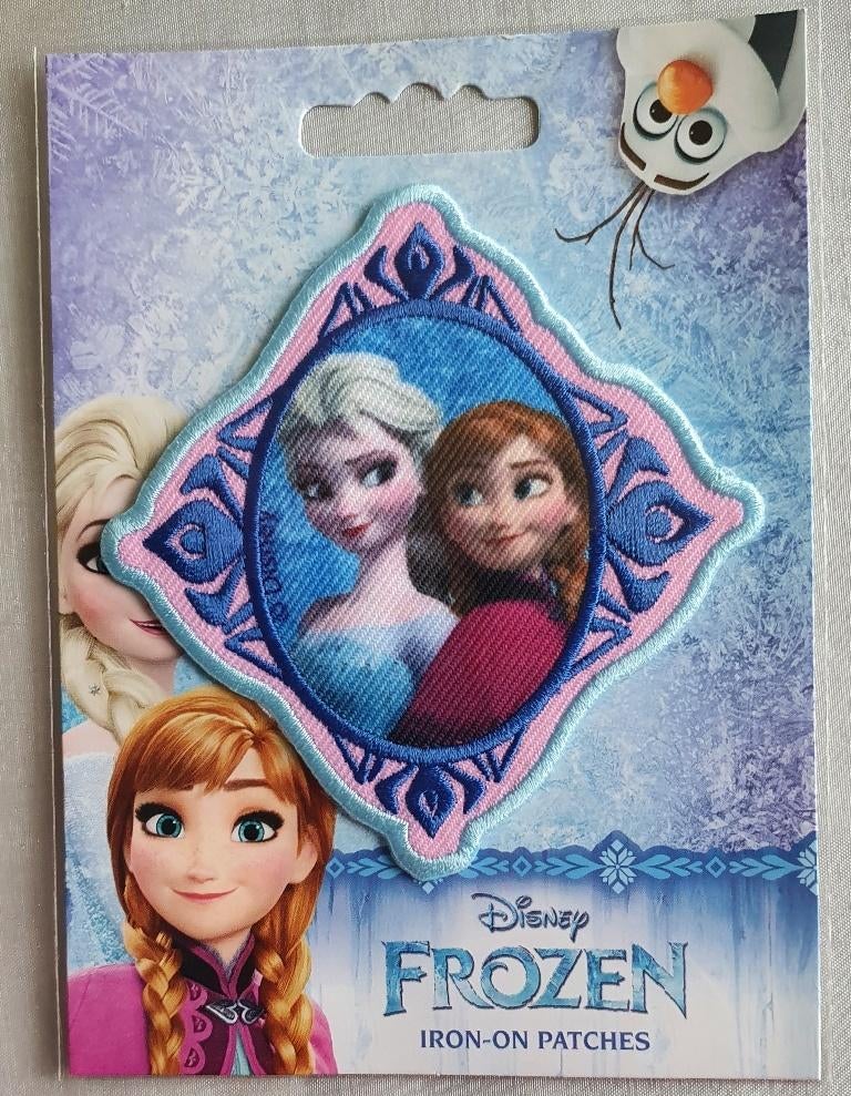 Applicatie strijkbaar Frozen Anna en Elsa – nieuw, Verzenden, Nieuw, Applicatie