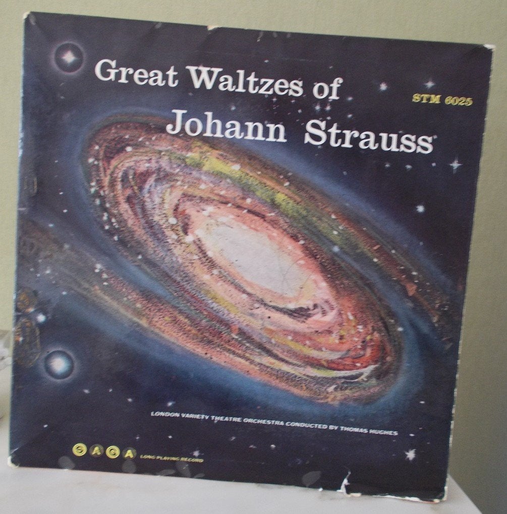 Vynile 33 T Great Waltzes Johann Strauss et Claude François, Enlèvement, Utilisé