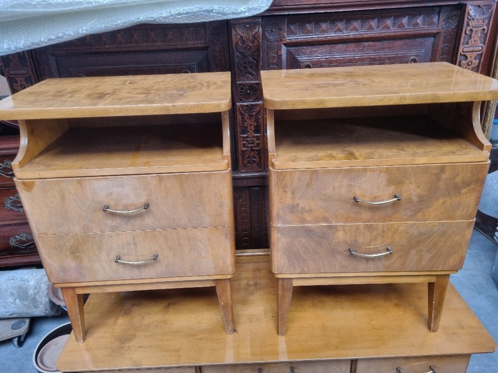 IMEXCOTRA nachtkastje nachtkast 2 stuks Vintage, Ophalen, Gebruikt