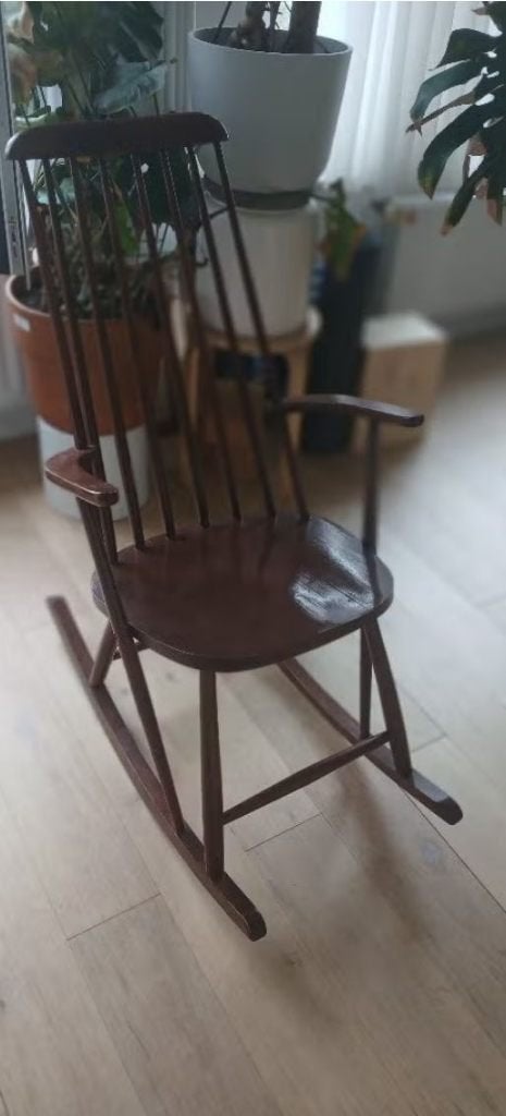 Vintage Schommelstoel, Antiek en Kunst, Ophalen