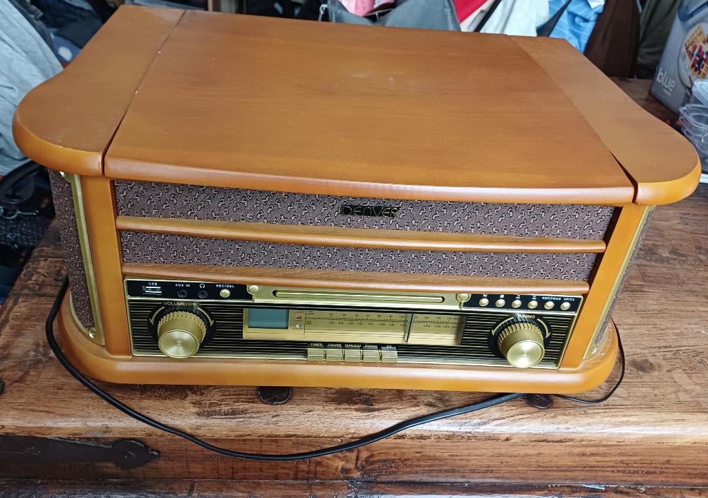 tekoop platenspeler met cd en casette speler, Ophalen, Nieuw, Audio