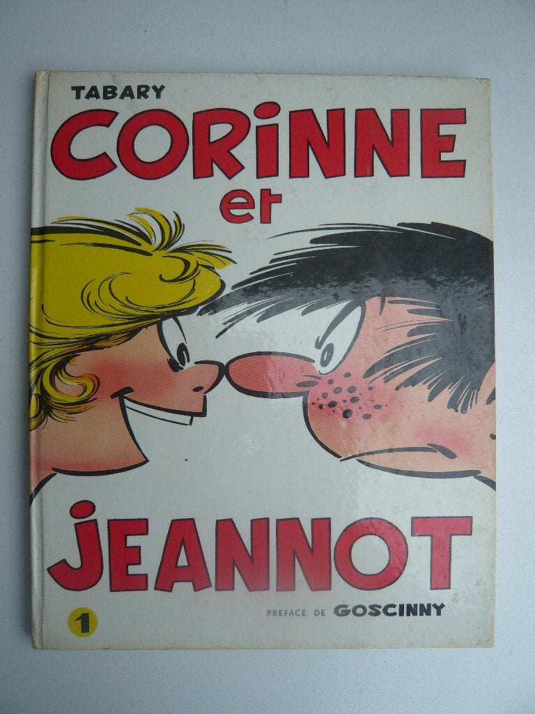 Bd CORINNE ET JEANNOT 1 (EO ttbe) de TABARY avec dédicace, Gelezen, Eén stripboek, Ophalen of Verzenden, " TABARY "