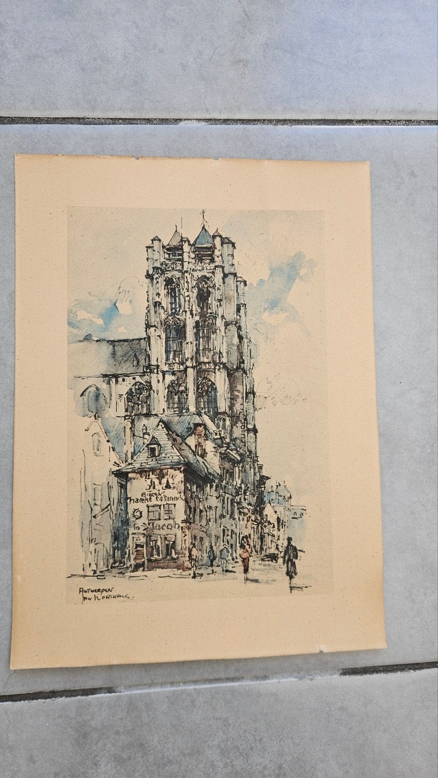 jan korthals prent, Antiek en Kunst, Ophalen of Verzenden