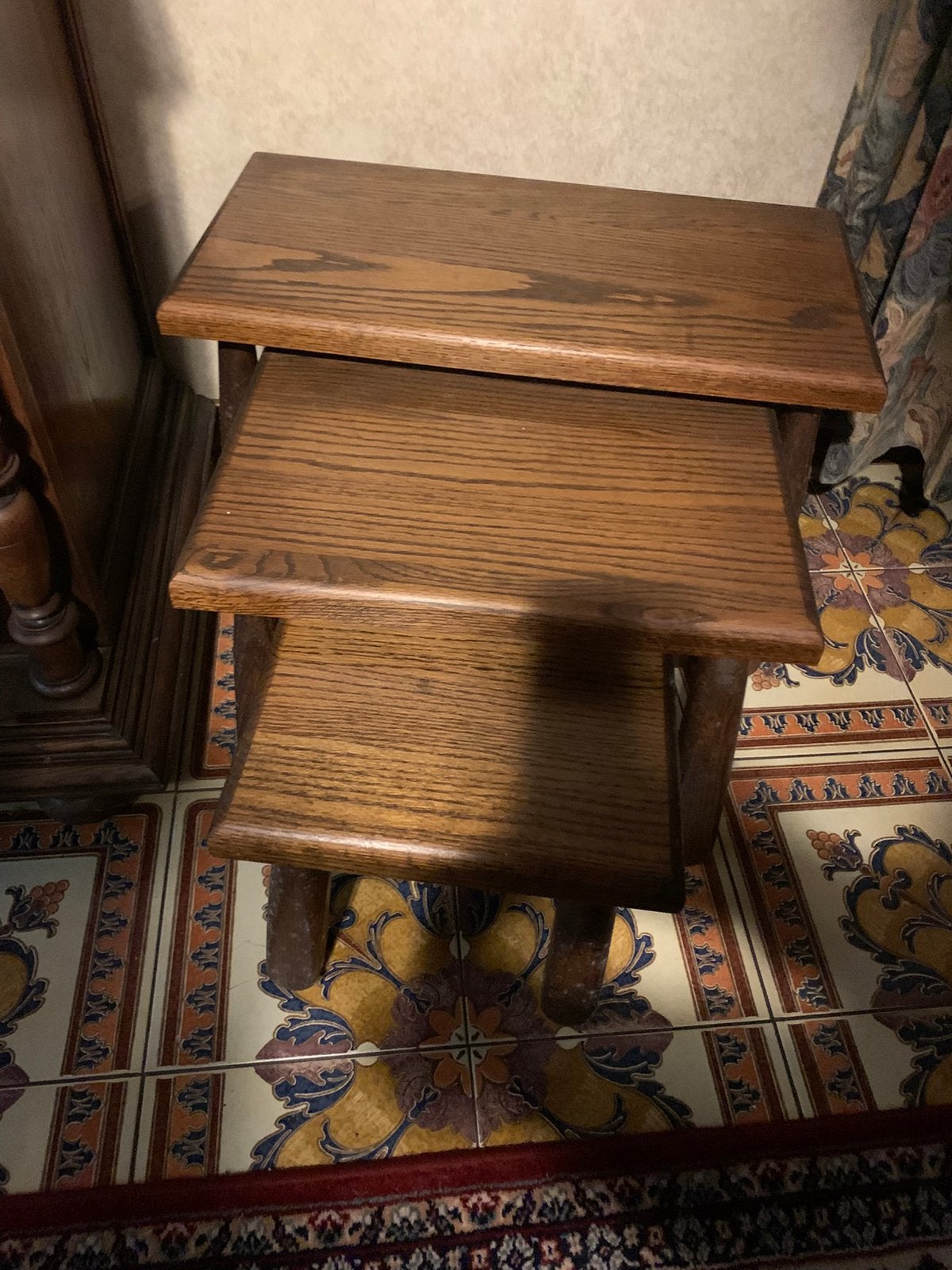 Bijzettafel in eik, Antiek en Kunst, Ophalen