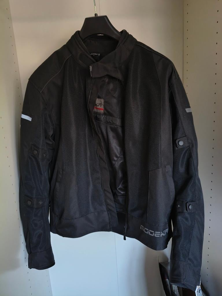 Motorjas doorwaai Modeka, Motoren, Kleding | Motorkleding, Ophalen, Tweedehands, Jas | textiel, Modeka