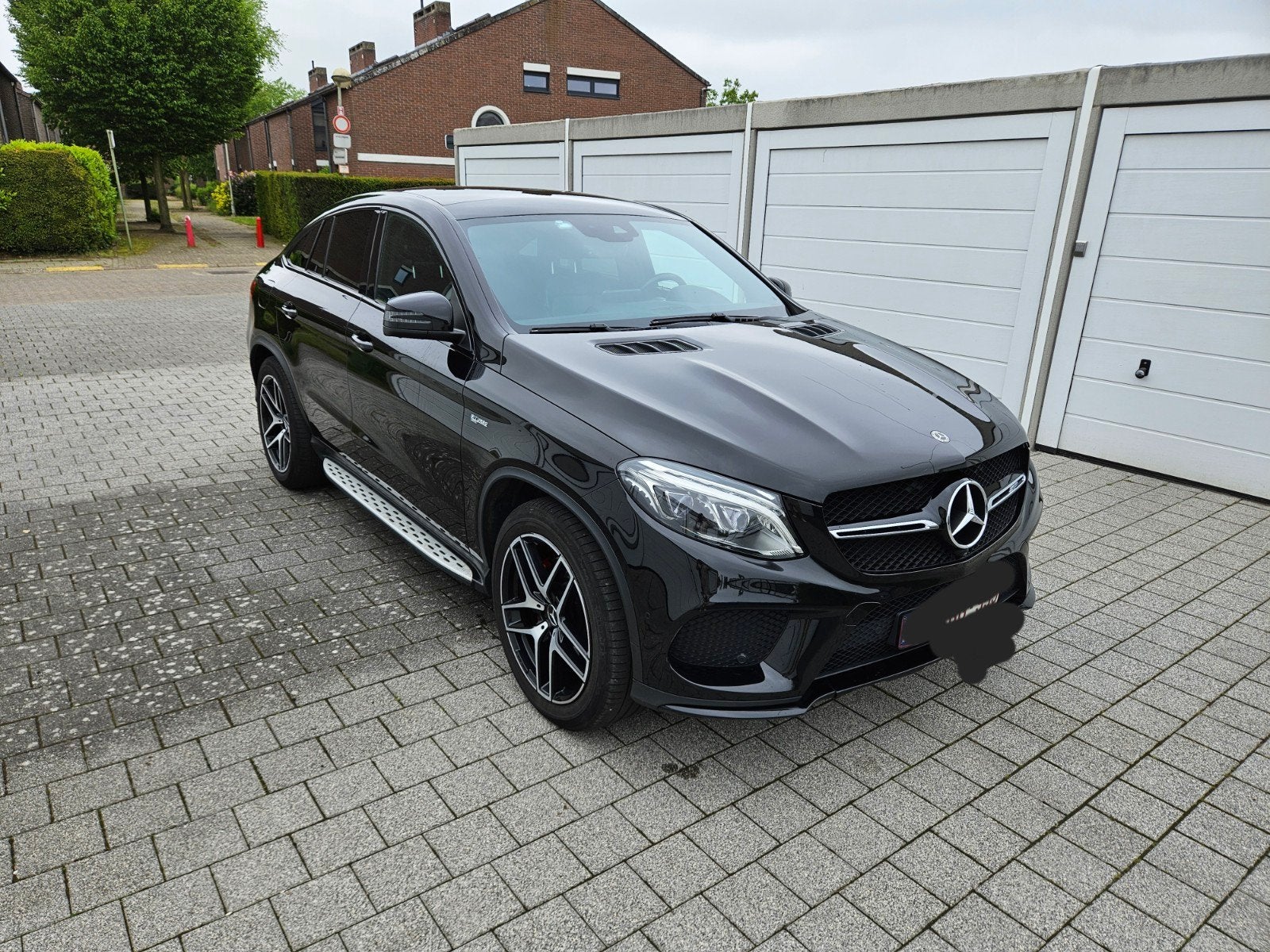 Mercedes-benz Gle 43 AMG 3.0 Benzine 368 pk Airco bj 2017 E6, Autos, Cuir, Achat, Euro 6, Noir
