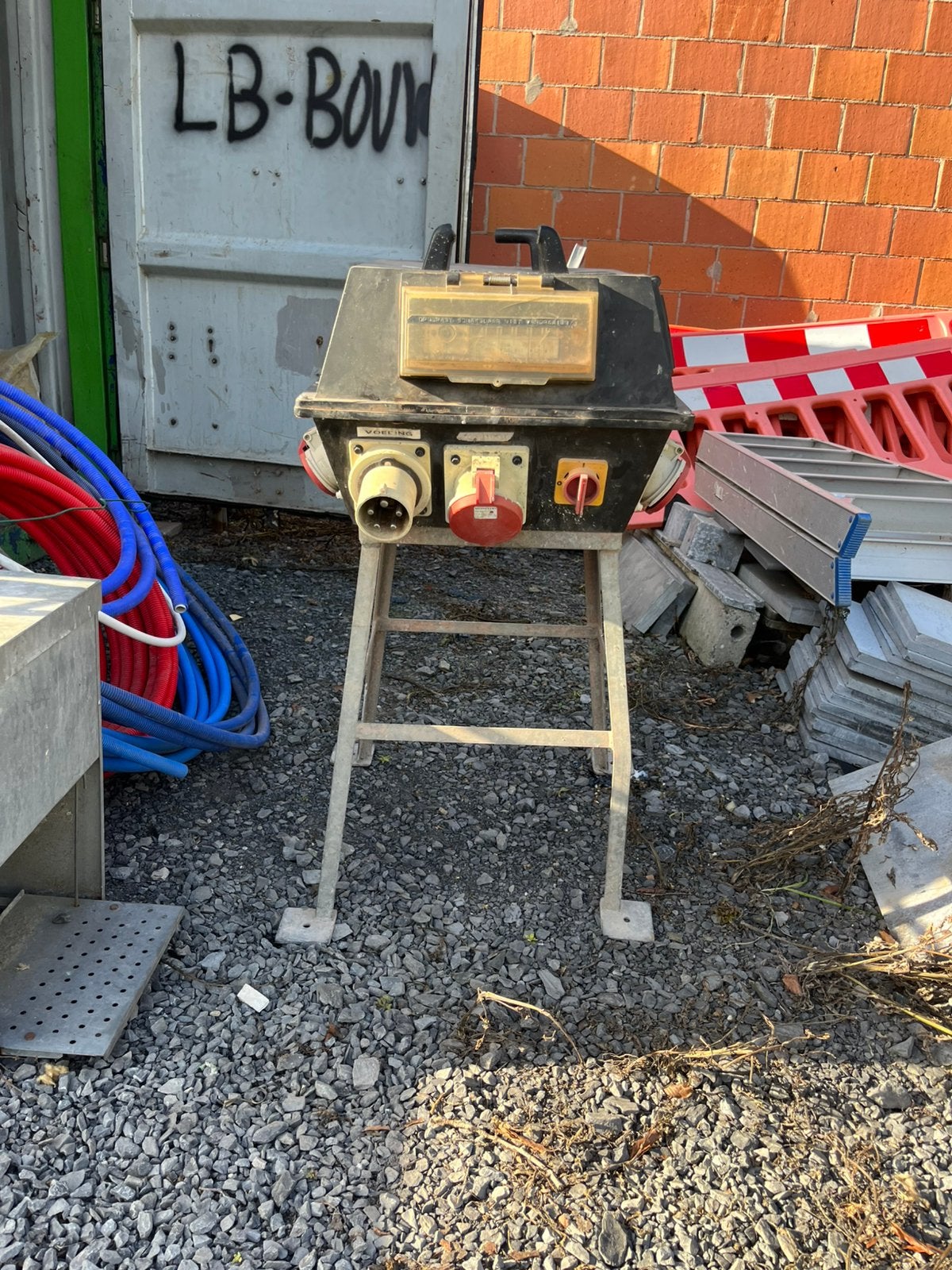 Zwerfkast,verdeelkast werf, Ophalen, Gebruikt