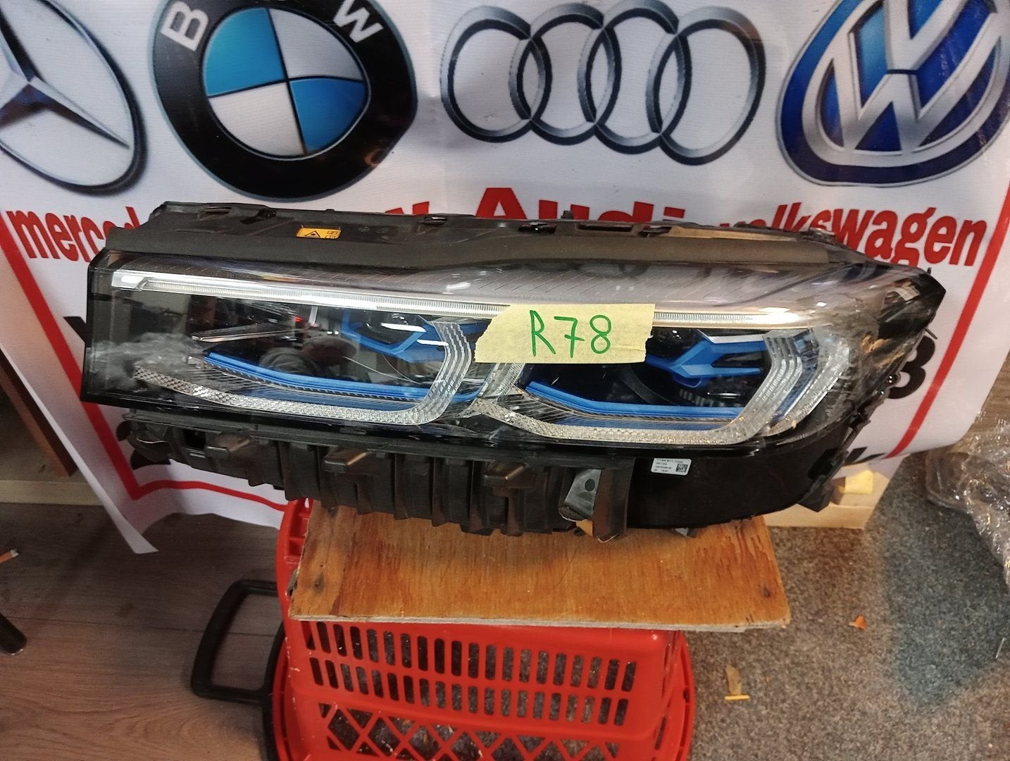 BMW G11 G12 LCI FACELIFT LASER LED KOPLAMP LINKS, Gebruikt, -, -, Ophalen of Verzenden