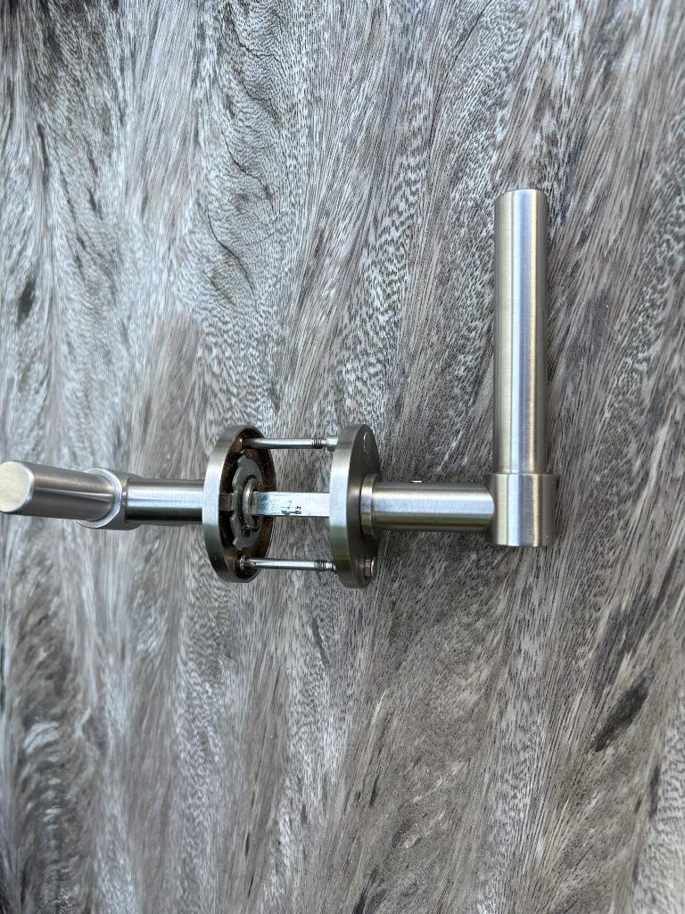 Deurklinken Piet Boon inox 3 paar, Enlèvement, Utilisé, Inox, Loquet ou Poignée