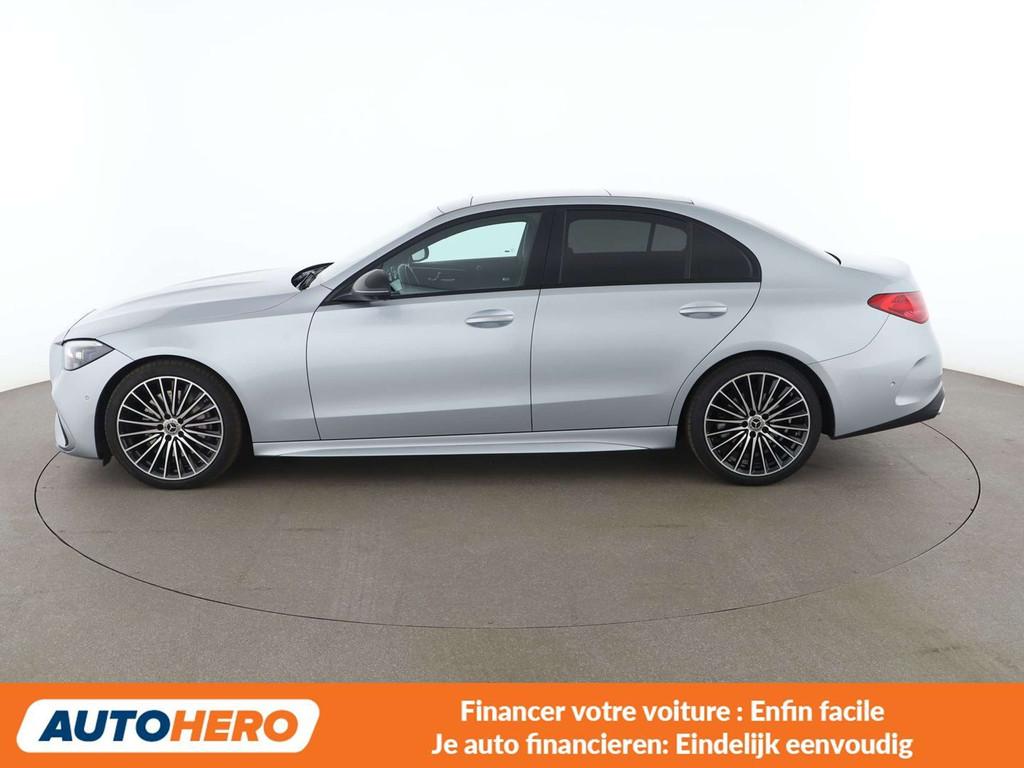 Mercedes-Benz C-Klasse 220 C 220 d Mild-Hybrid AMG Line, Auto's, Mercedes-Benz, Automaat, 4 deurs, Achterwielaandrijving, Leder