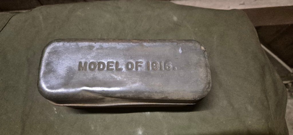 1916 meat can US WWI, Ophalen of Verzenden, Landmacht