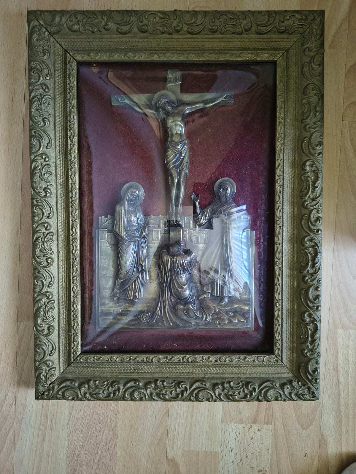 cadre lourd avec l'inscription « Enlever le Christ au ciel », Enlèvement