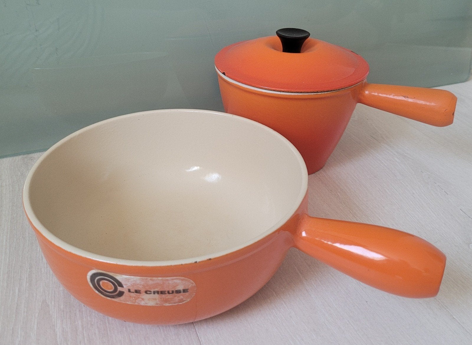 Le Creuset - 2 stuks, Huis en Inrichting, Ophalen, Le Creuset