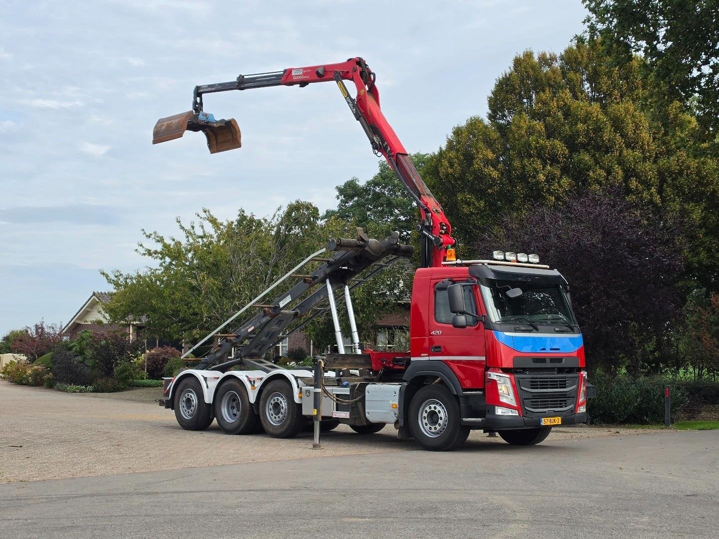 Volvo FM 420 8x2- Z-KRAAN/AFSTANDSBEDIENING! CONTAINERSYSTEE, Euro 6, Overige kleuren, Bedrijf, Diesel