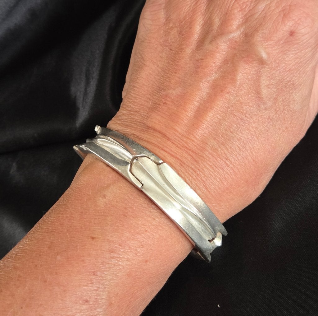 Bracelet Aniara en argent Lapponia. 2026/680 55,6 grammes., Bijoux, Sacs & Beauté, Enlèvement ou Envoi, Comme neuf, Argent, Argent