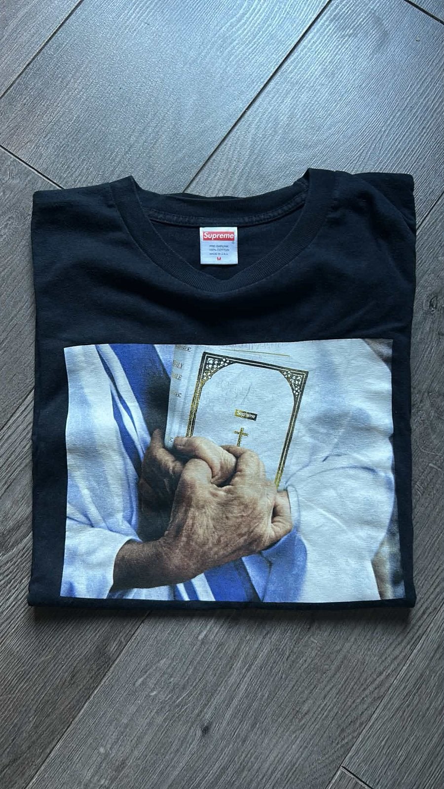 supreme T-shirt L, Ophalen, Zo goed als nieuw, Maat 52/54 (L)