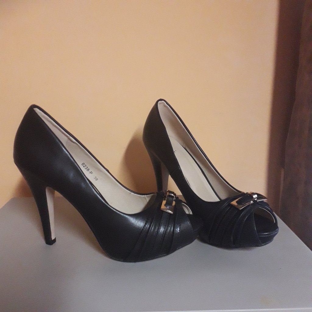 schoenen 39, Schoenen met lage hakken, Verzenden, Zwart, Nieuw