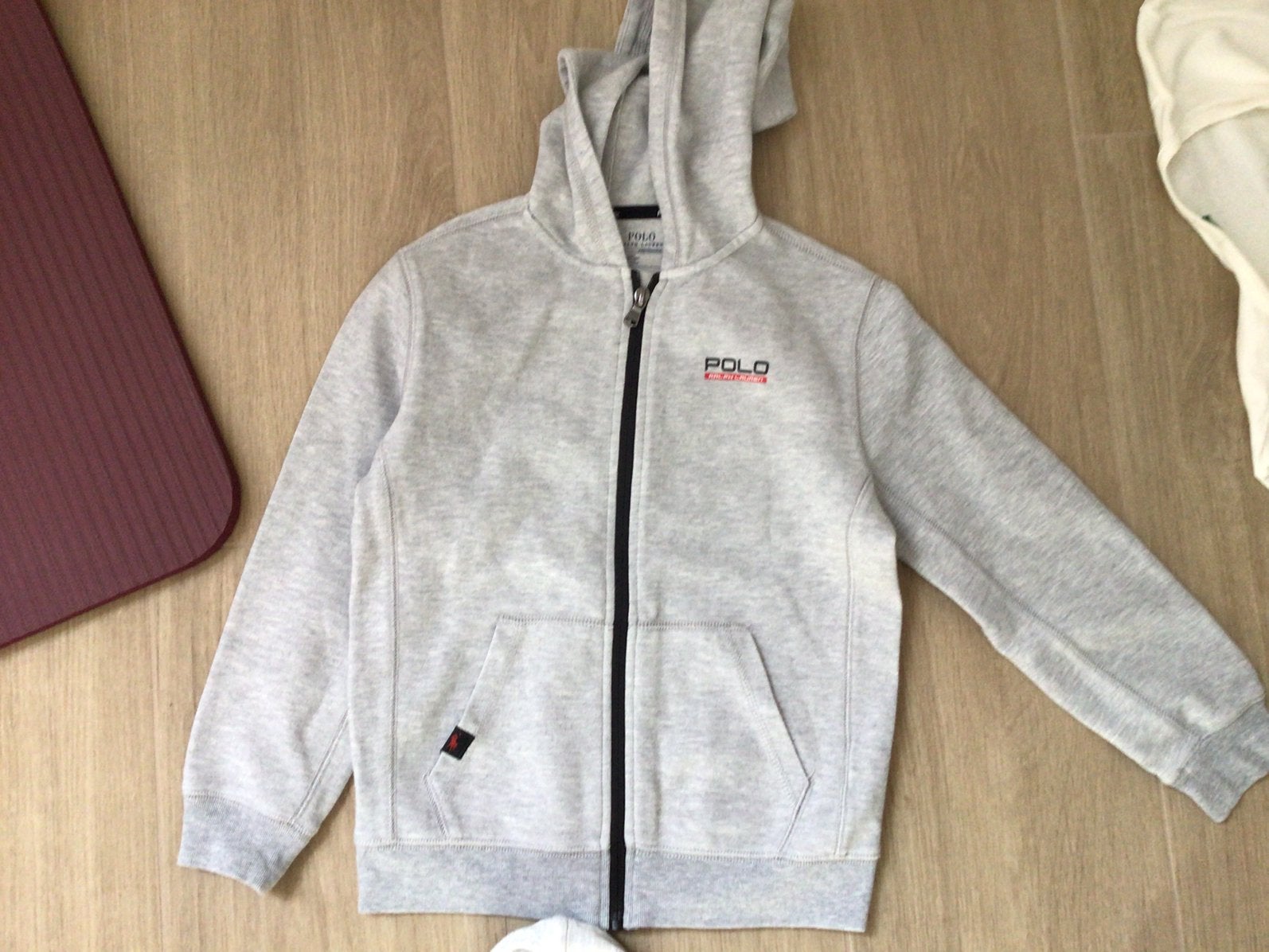 Jas van polo by ralph lauren, Kleding | Heren, Verzenden, Zo goed als nieuw, Grijs, Polo Ralph Lauren