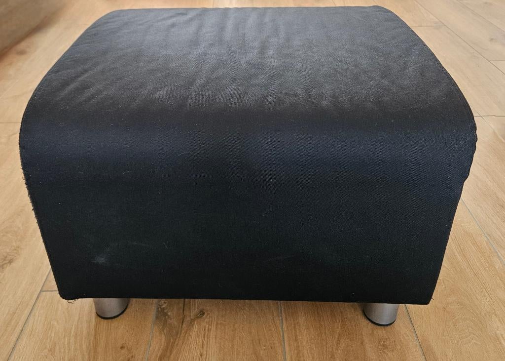IKEA Klippan zwarte voetbank, Maison & Meubles, Canapés | Repose-pieds & Poufs, Bois, KLIPPAN IKEA, Enlèvement, Utilisé