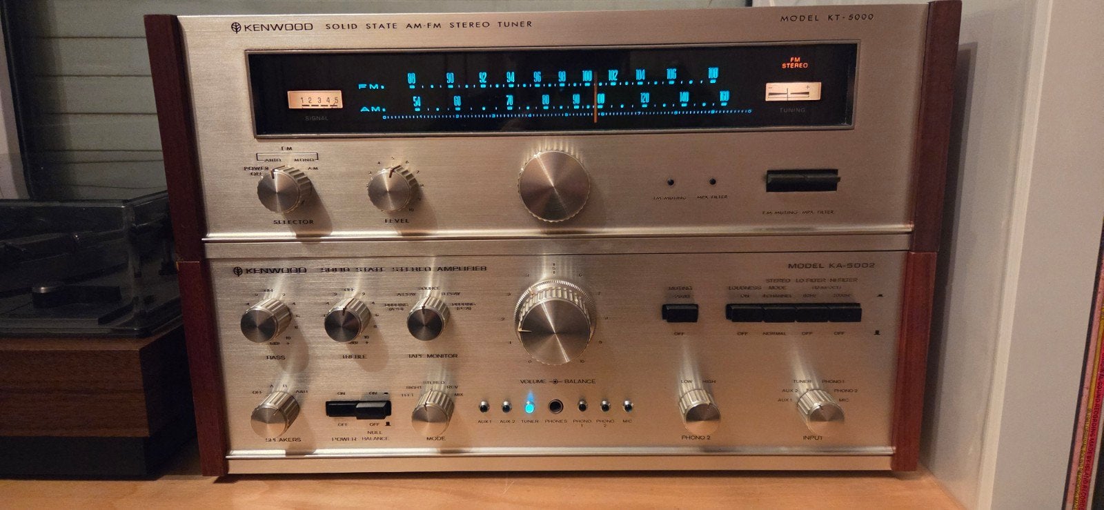 kenwood ka 5002 en kt 5000, Ophalen