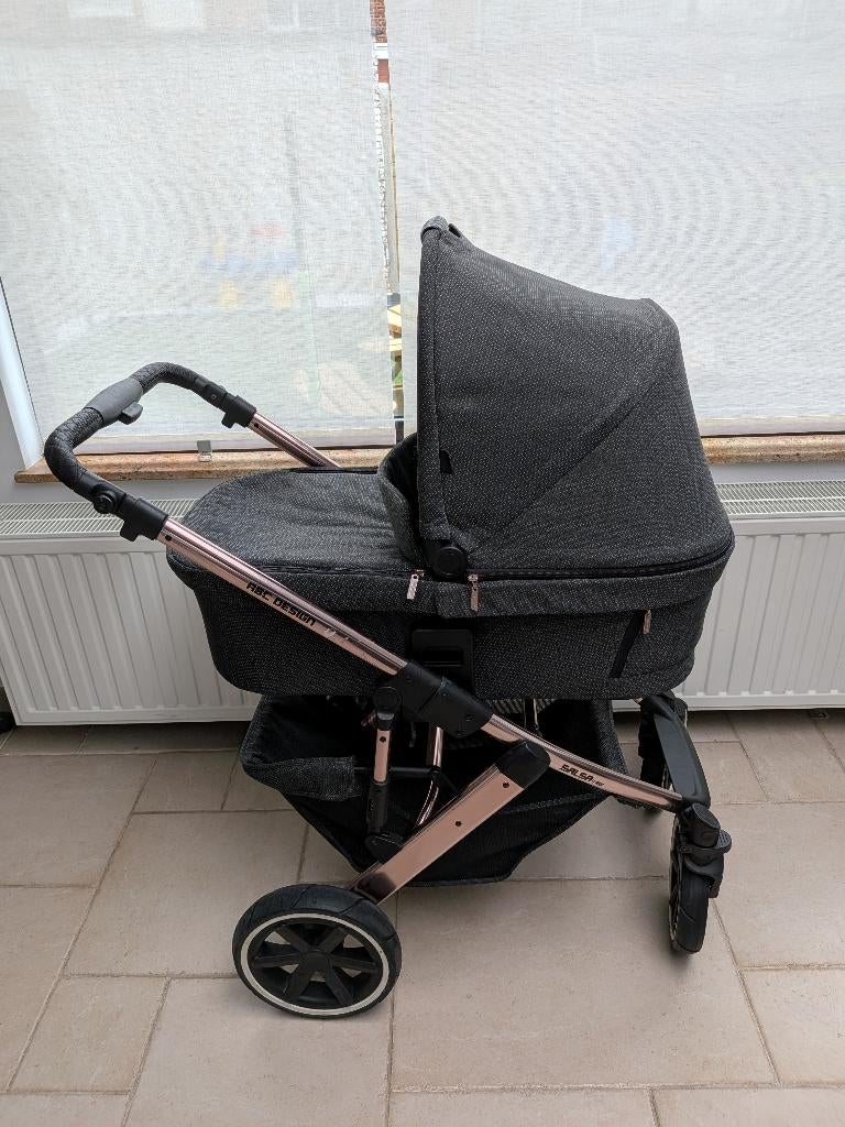 Kinderwagen ABC Design Salsa 4 Air (Classic Bubble), Gebruikt, Verstelbare duwstang, Combiwagen, Ophalen