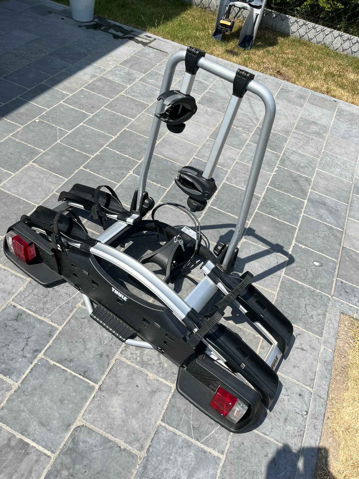 Thule Euroway 921 ook voor elektrische fiets. Perfecte staat, Auto diversen, Ophalen, Zo goed als nieuw, Brede banden, 2 fietsen