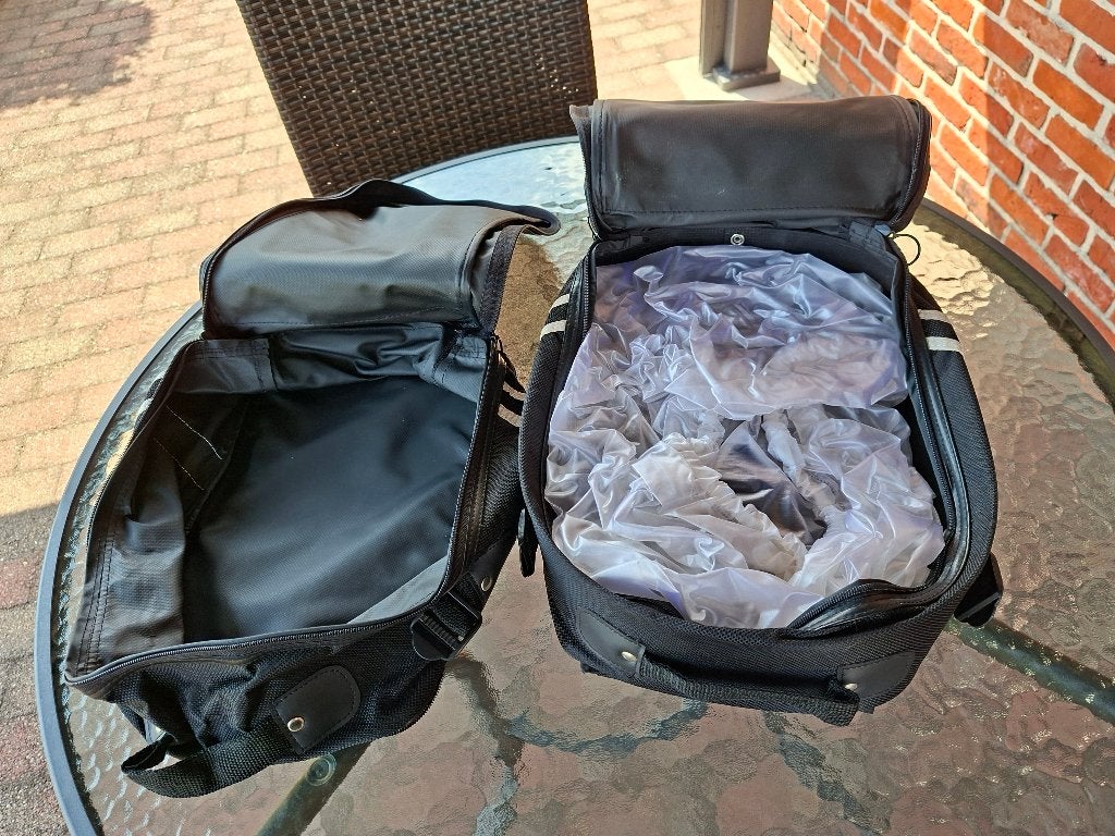 dubbele tanktas, Ophalen, Zo goed als nieuw
