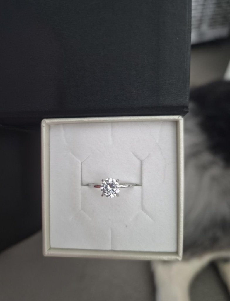 Zilveren ring, Handtassen en Accessoires, Ophalen, Nieuw, Dame, Zilver