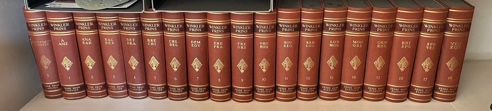 Winkler prins, volledige encyclopediën!, Ophalen of Verzenden, Zo goed als nieuw