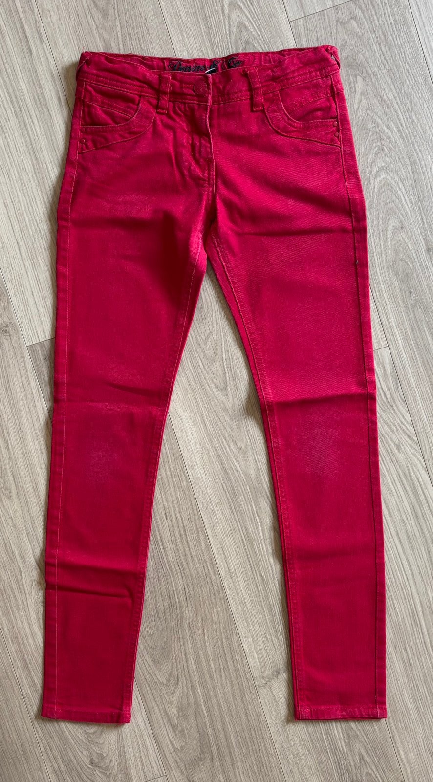 Rode broek maat 152 van denim co, Kinderen en Baby's, Kinderkleding | Maat 152, Ophalen of Verzenden, Gebruikt, Meisje, Broek