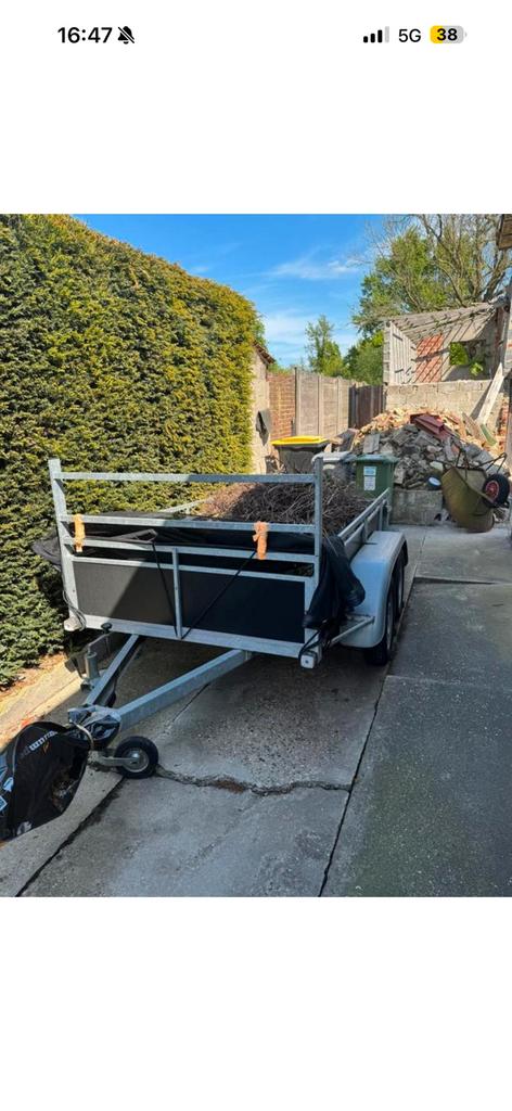 Leegmaken tuin, garage, enz., Ophalen