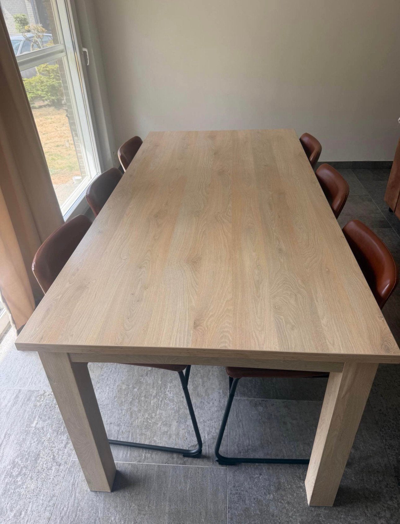 Tafel met stoelen, Huis en Inrichting, Tafels | Eettafels, Ophalen, Zo goed als nieuw