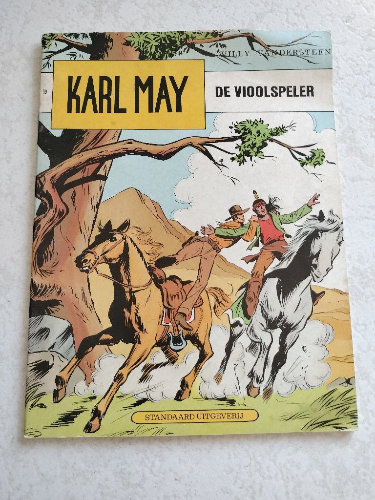 Strip Karl May 39 - De vioolspeler, Gelezen, Willy Vandersteen, Eén stripboek, Ophalen of Verzenden