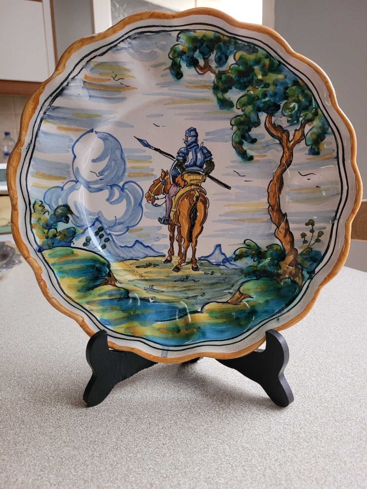 Plat mural Vintage Don Quichotte, Enlèvement