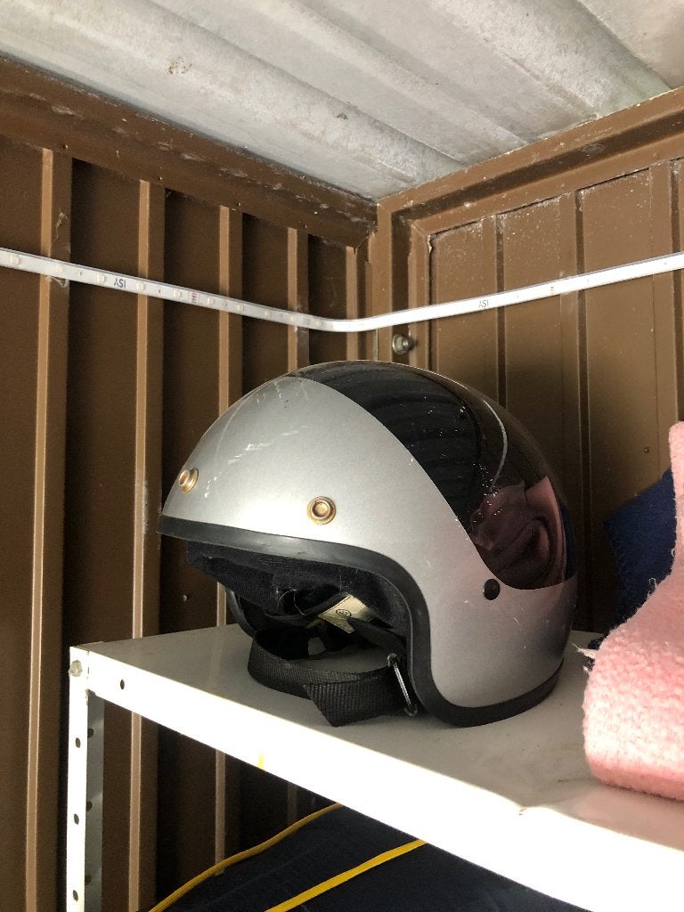Motorhelm E3 zwart/grijs, Motoren, Ophalen, Tweedehands, Jethelm