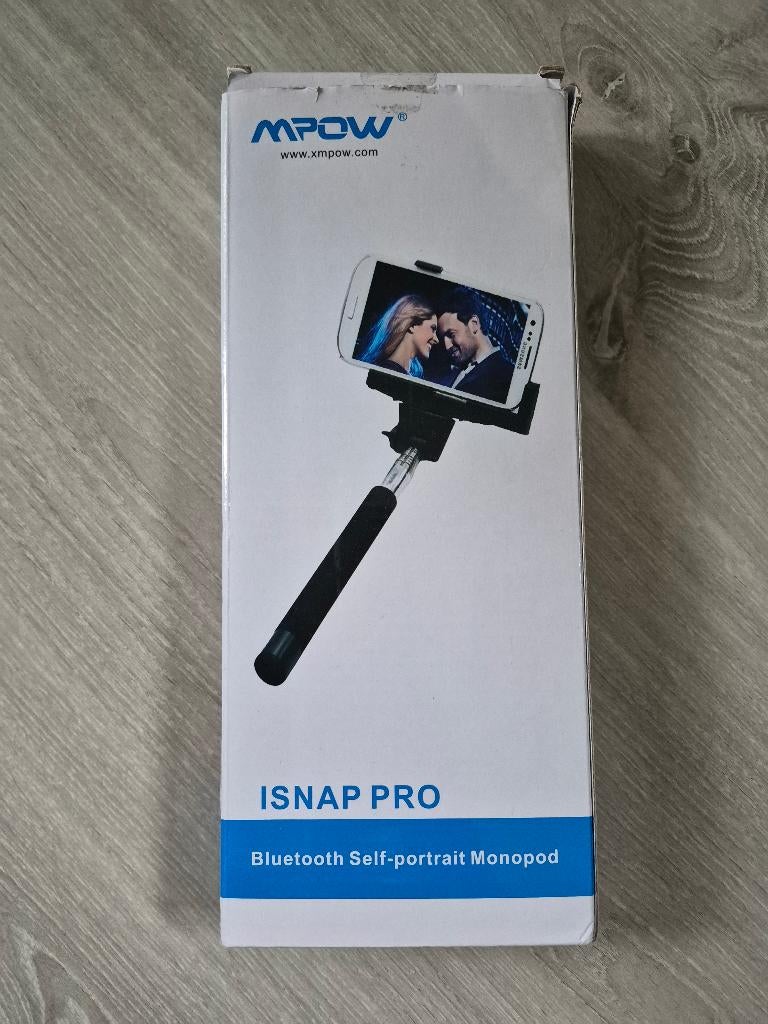 MPOW iSnap Pro Bluetooth Selfie Stick, Ophalen of Verzenden, Nieuw