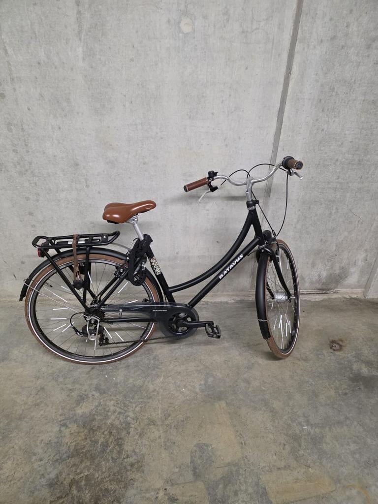 Batavus Click V7 Zwart Mat – Stadsfiets licht & elegant!, Ophalen