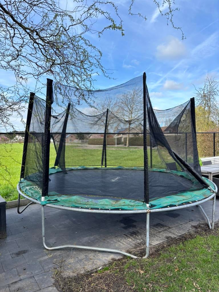 Trampoline 4m, Ophalen, Zo goed als nieuw