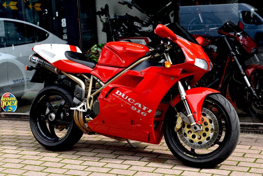DUCATI 916 ***MOTOVERTE.BE***, 2 cilinders, Occasion, Bedrijf, Sport
